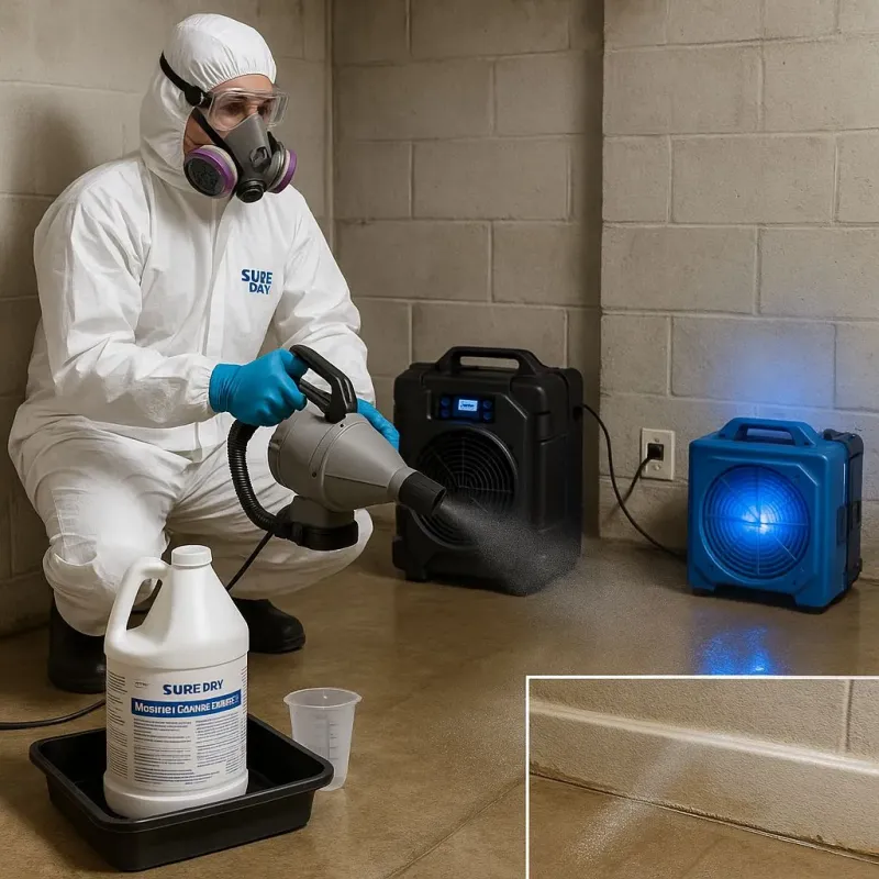 Sanitization and Odor Removal process in Clark, NJ