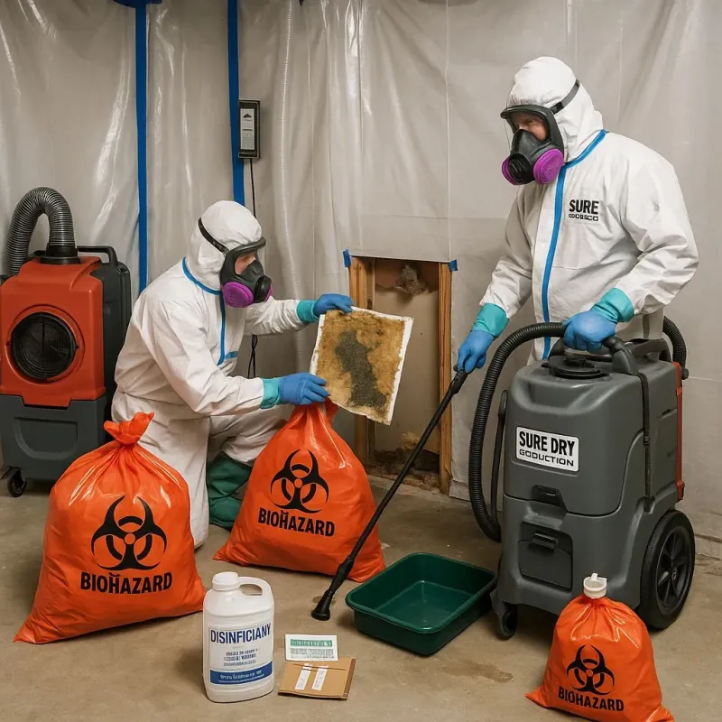 Contaminated Water Handling Protocols process in Clark, NJ