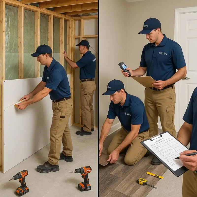 Repairs and Reconstruction process in Clark, NJ